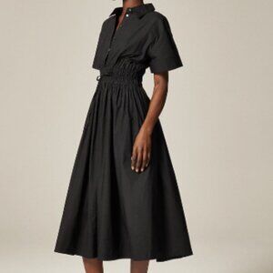 J. Crew Elena shirt-dress in cotton poplin